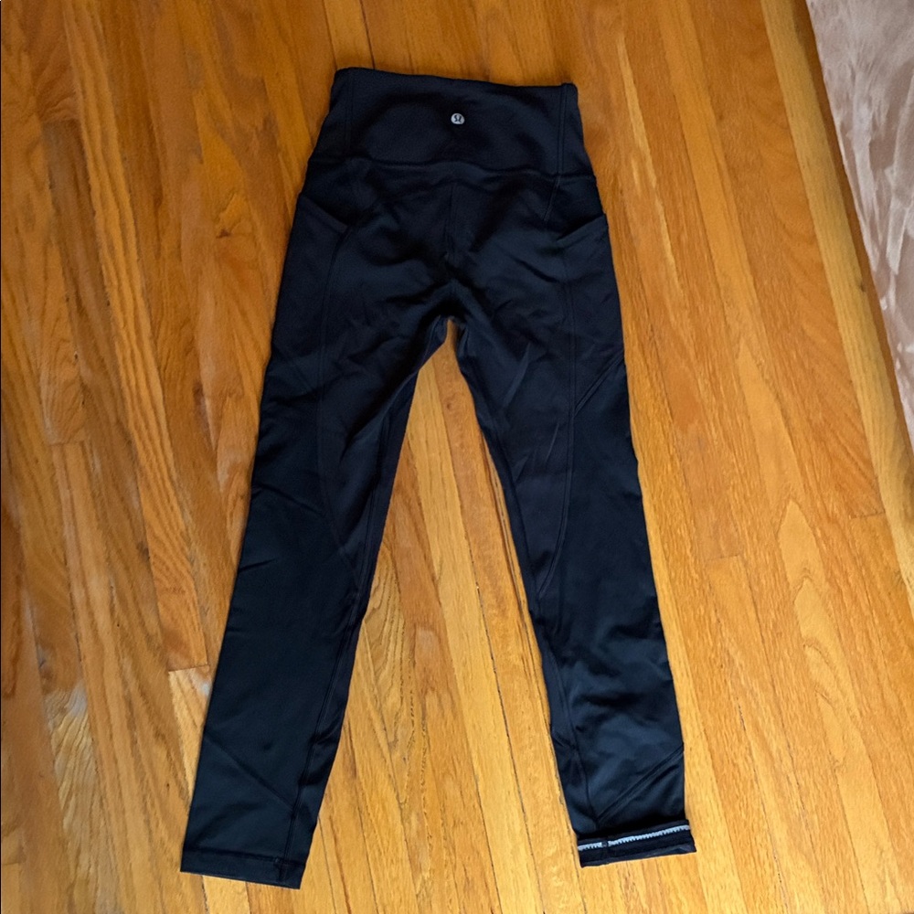 lululemon athletica All the Right Places Black Leggings. 23” size 2
